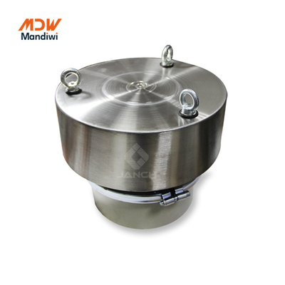 Gravity Explosion Automatic Silo Top Pressure Relief Valves White For Cement Tank
