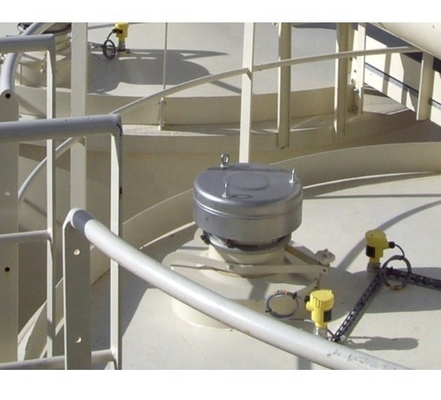 Gravity Explosion Automatic Silo Top Pressure Relief Valves White For Cement Tank