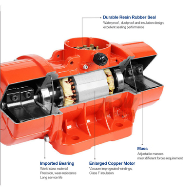 60*34*32 Size Mandiwi Concrete Vibrating Motor for Cement Bin External Electric Vibrators