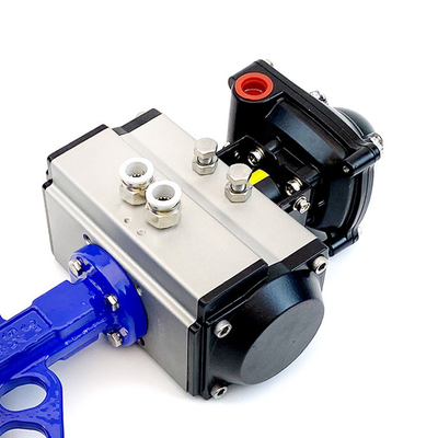 Customized Pneumatic Actuated Butterfly Valve DN50-DN400 For Water Liquid Media