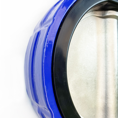 Powder Media DN80 Water Butterfly Valves With Pneumatic Actuator Sealing Performance