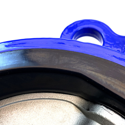 DN50 Water Wafer Butterfly Valves With NBR Sealing Material And Pneumatic Actuator