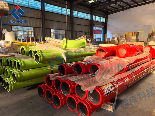 DN125 Double Layer Concrete Pump Pipes For Sany Putzmeister Zoomlion Trailer Pump