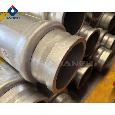 Mortar Plaster Concrete Pump Rubber Hose 85 Bar 125mm Diameter With Single Or Double End Coupling
