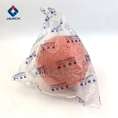 Orange Medium Soft Concrete Pump Pipe Cleaning Ball DN125
