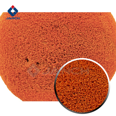 Orange Medium Soft Concrete Pump Pipe Cleaning Ball DN125