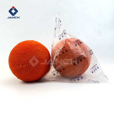 Bola de limpieza de la bomba de hormigón de goma esponja personalizada DN125
