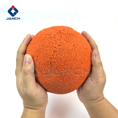 Bola de limpieza de la bomba de hormigón de goma esponja personalizada DN125