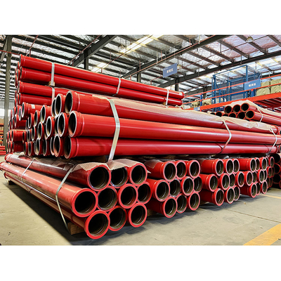 DN125 Double Layer Concrete Pump Pipes For Sany Putzmeister Zoomlion Trailer Pump