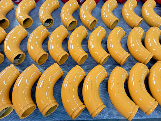 DN125-DN180 Concrete Pump Elbow For Putzmeister Zoomlion Schwing Truck Pumps