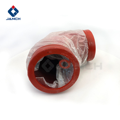 Double Layer Alloy Concrete Pump Elbow For Putzmeister Zoomlion Schwing Concrete Truck Pumps