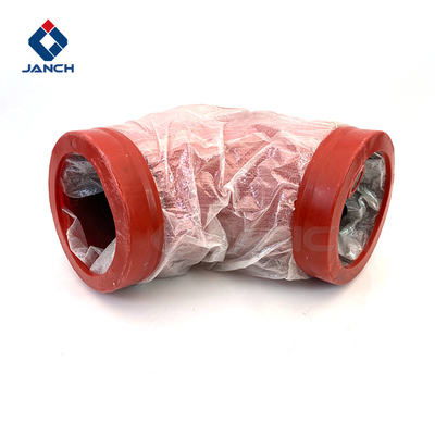Double Layer Alloy Concrete Pump Elbow For Putzmeister Zoomlion Schwing Concrete Truck Pumps