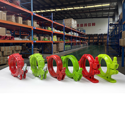 U Shaped Pipe Clamp Bolt Concrete U Bolt Polyurethane / Plastic Wrapped For Pump Truck