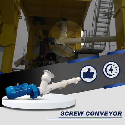 Cement Powder Screw Auger Conveyor 273MM Diameter 80T/H