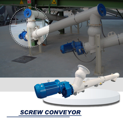 Cement Powder Screw Auger Conveyor 273MM Diameter 80T/H