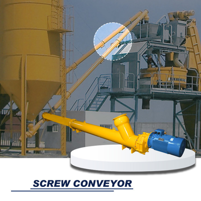 Auger Mini Silo Fly Ash Vertical Cement Screw Conveyors 168mm 219mm 273mm 323mm