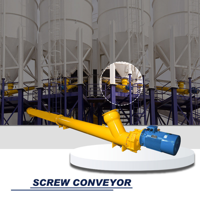 WAM SICOMA Stainless Steel And Carton Steel Spiral Screw Conveyor Vertical Inclined Shaftless for Cement Grain