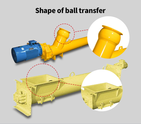 Auger Custom Cement Screw Conveyors for Concrete Batching Plant Cement Discharge