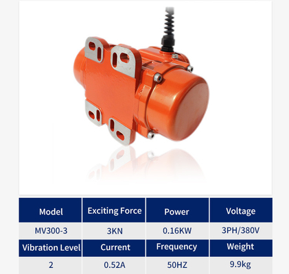 MVE 300-3 Mve Series Electric Vibration Motors For Concrete Vibrating Table